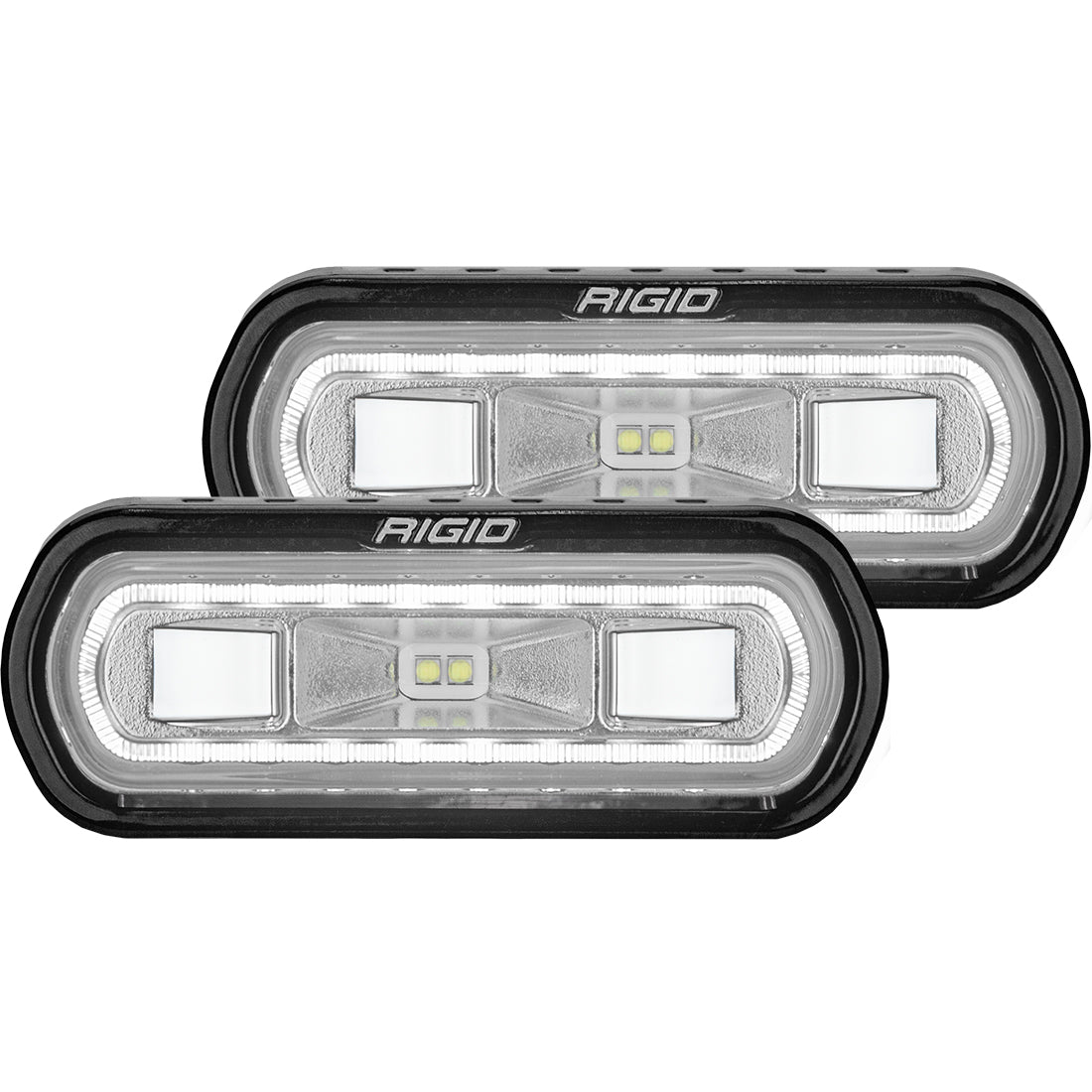 SR-L Series Off-Road Spreader Pod 3 Wire Surface Mount with Halo Pair Rigid Industries-3