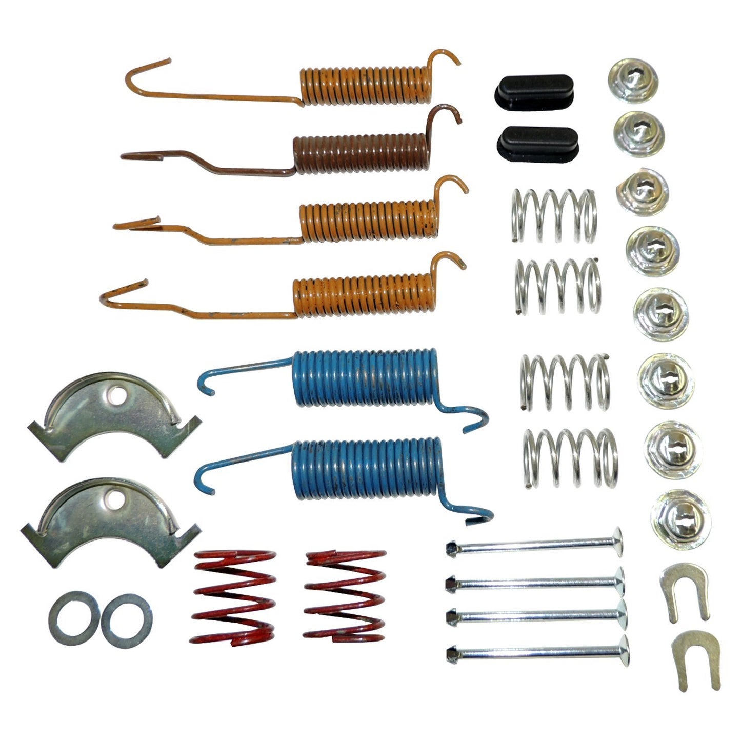 Drum Brake Hardware Kit for 1969-78 CJs, 1965-73 SJ, J-Series w/ 11 Inch Drum Brakes Crown Automotive