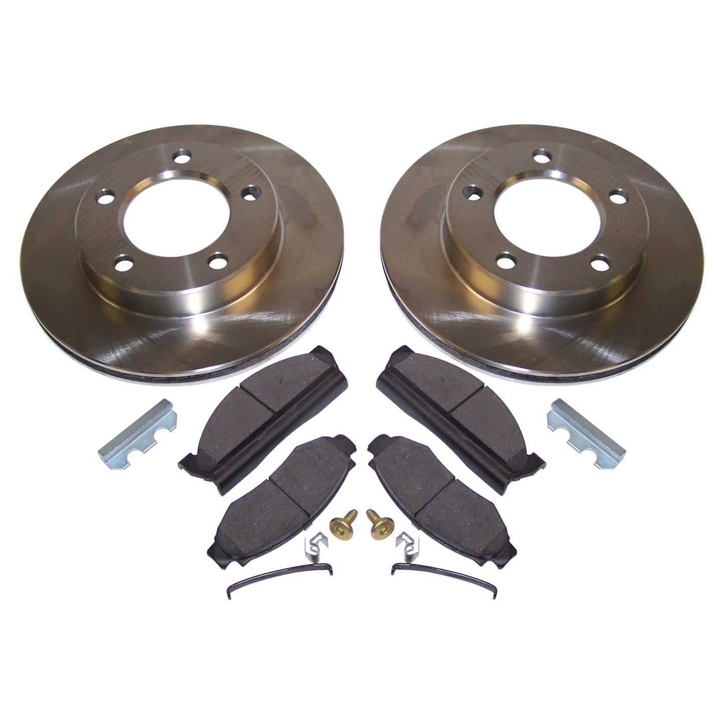 Front Disc Brake Service Kit for Select 78-81 CJ-5, CJ-7, CJ-8 w/ 6 Bolt Flange Crown Automotive
