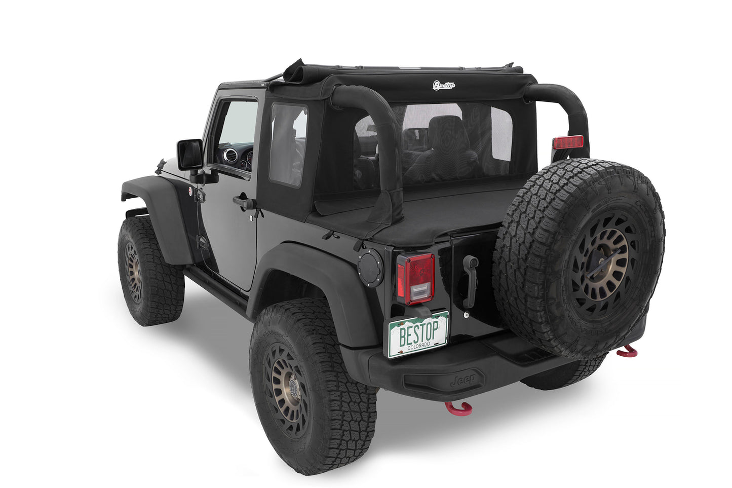 Jeep Wrangler Halftop Soft Tops For Jeep 2007-2018 Wrangler JK 2 Door Bestop-9