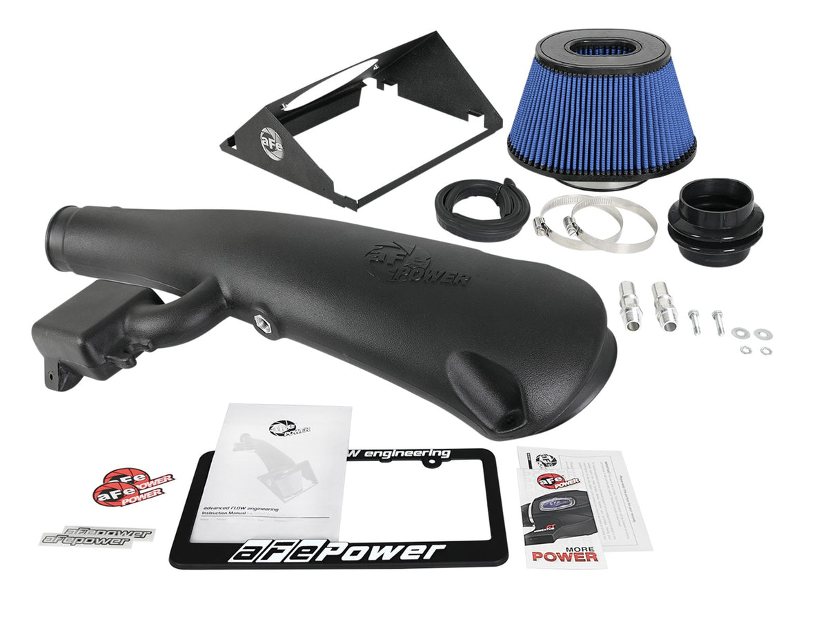 Rapid Induction Cold Air Intake System w/ Pro 5R Filter Ford F-150 18-20 V6-3.3L aFe Power-5