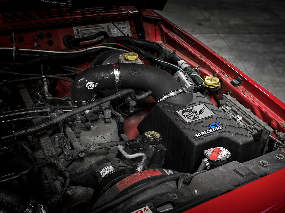Momentum St Cold Air Intake System w/ Pro 5R Filter Jeep Cherokee (XJ) 91-01 L6-4.0L aFe Power-6