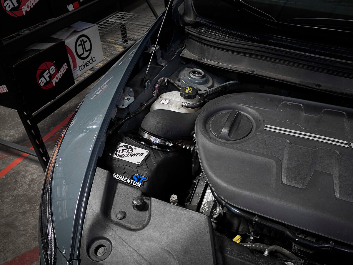Momentum St Cold Air Intake System w/ Pro 5R Filter Jeep Cherokee (Kl) 14-18 V6-3.2L aFe Power-8