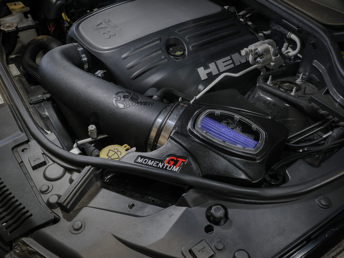 Momentum GT Cold Air Intake System w/ Pro 5R Filter Jeep Grand Cherokee (WK2) 11-21/Dodge Durango 11-26 V8-5.7L Hemi aFe Power-5