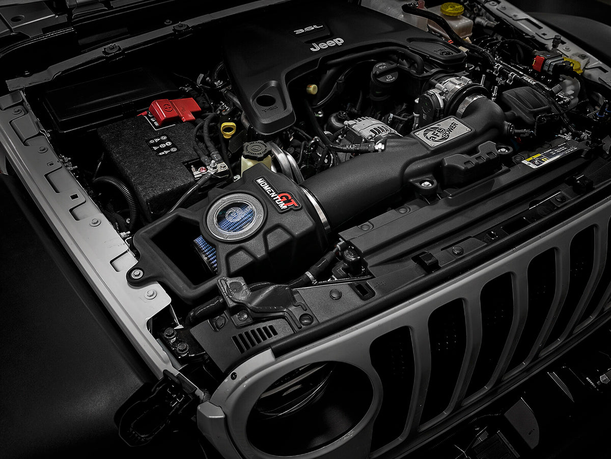 Momentum GT Cold Air Intake System w/ Pro 5R Filter Jeep Wrangler (Jl)/Gladiator (Jt) 18-26 V6-3.6L aFe Power-7