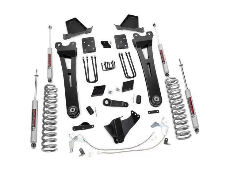 Rough Country 6 Inch Ford Radius Arm Suspension Lift Kit Vertex 15-16 F-250 Rough Country
