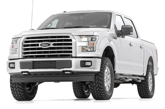 3 Inch Lift Kit UCAs Vertex/V2 Red Ford F-150 4WD (2014-2020) Rough Country-1