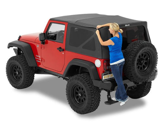 Jeep Soft Top Supertop Squareback Soft Top For Jeep 2007-2018 Wrangler JK 2 Door Bestop-1