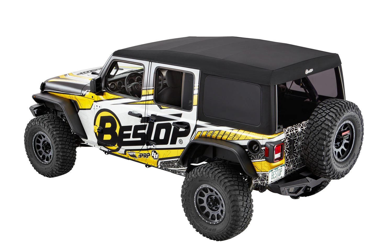 Bestop Supertop Ultra Squareback Soft Top For Jeep 2018-Current Wrangler JL 4 Door Bestop
