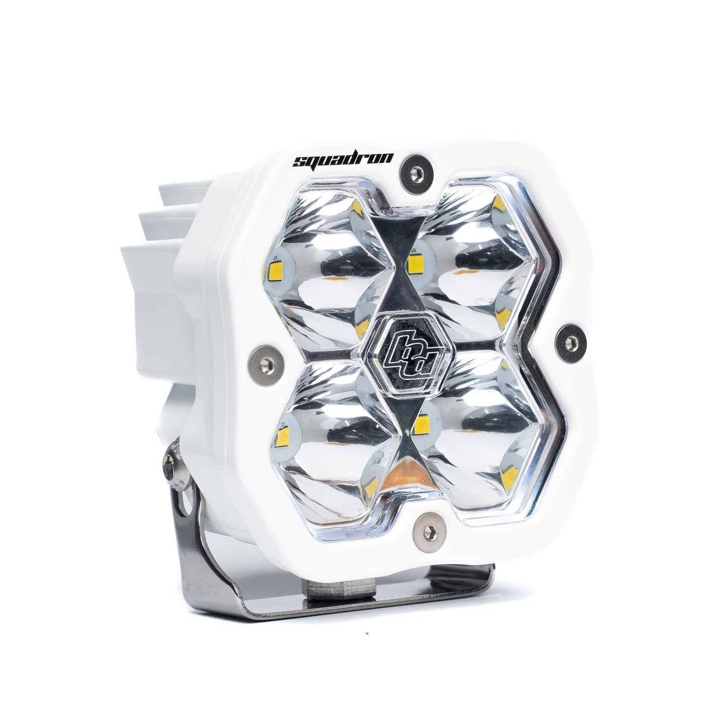 Squadron 2.0 Sport White Flush Mount LED Auxiliary Light Pod Universal Clear Baja Designs-3