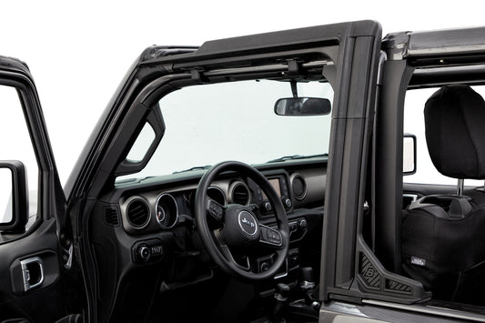 Jeep Door Surrounds For Jeep 2018-Current Wrangler JL Black Polypropylene Bestop-1