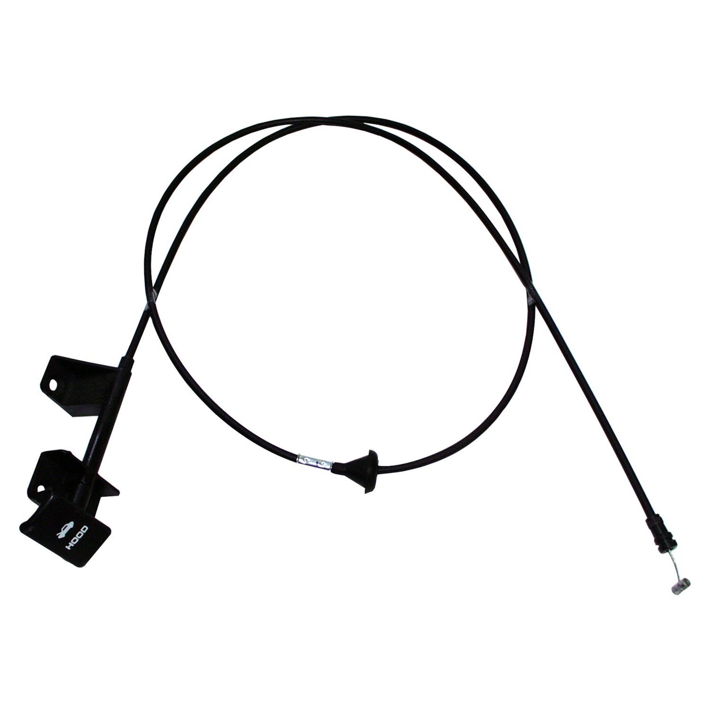 Hood Release Cable for 87-96 XJ Cherokee & 87-92 MJ Comanche w/ LHD Crown Automotive