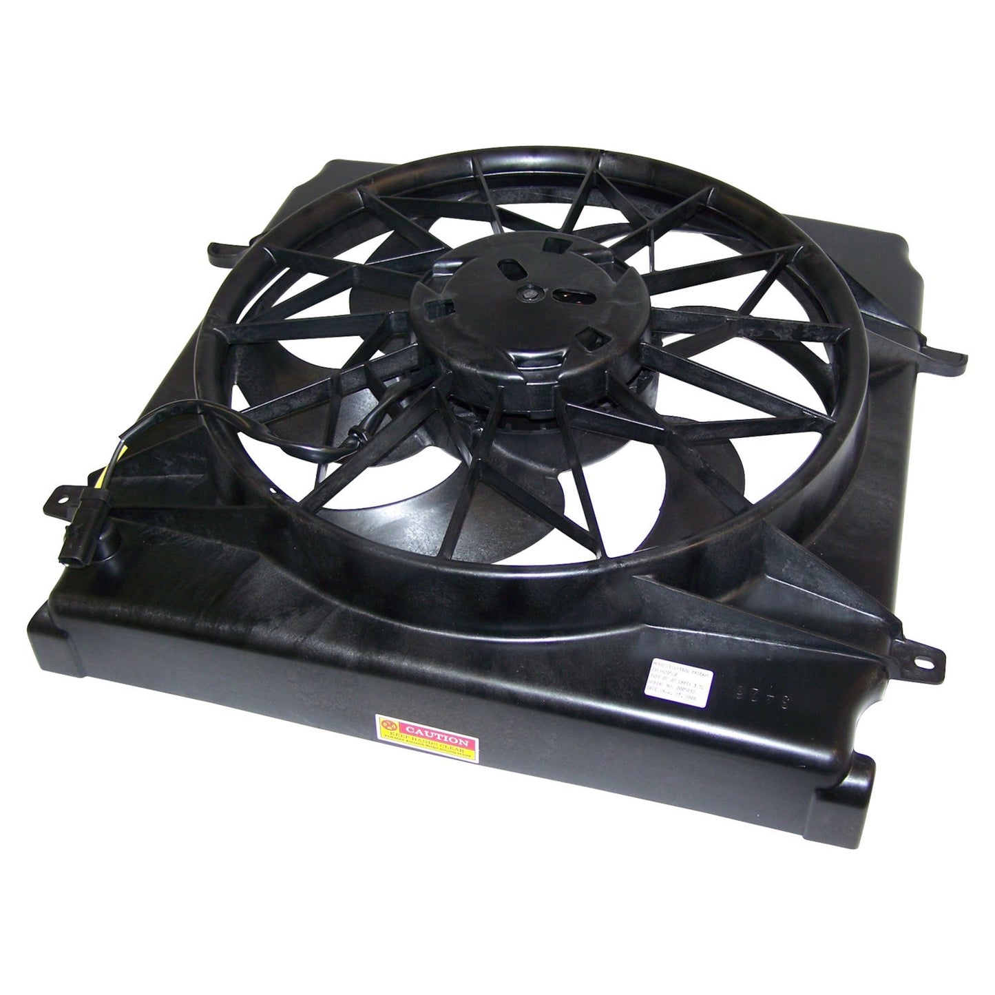 Cooling Fan Assembly for 2002-04 Jeep KJ Liberty w/ 2.4L Engine, Includes Motor Crown Automotive