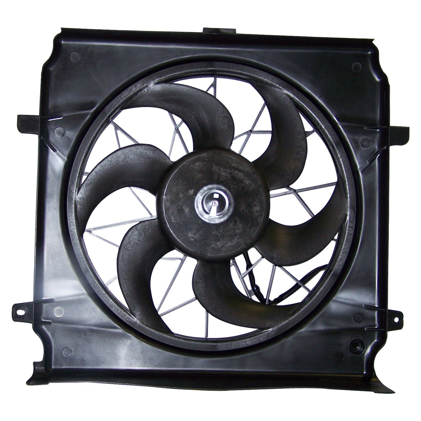 Cooling Fan Assy. for Select 2004-05 Jeep KJ Liberty w/ 3.7L, 2.4L, Incl Motor Crown Automotive