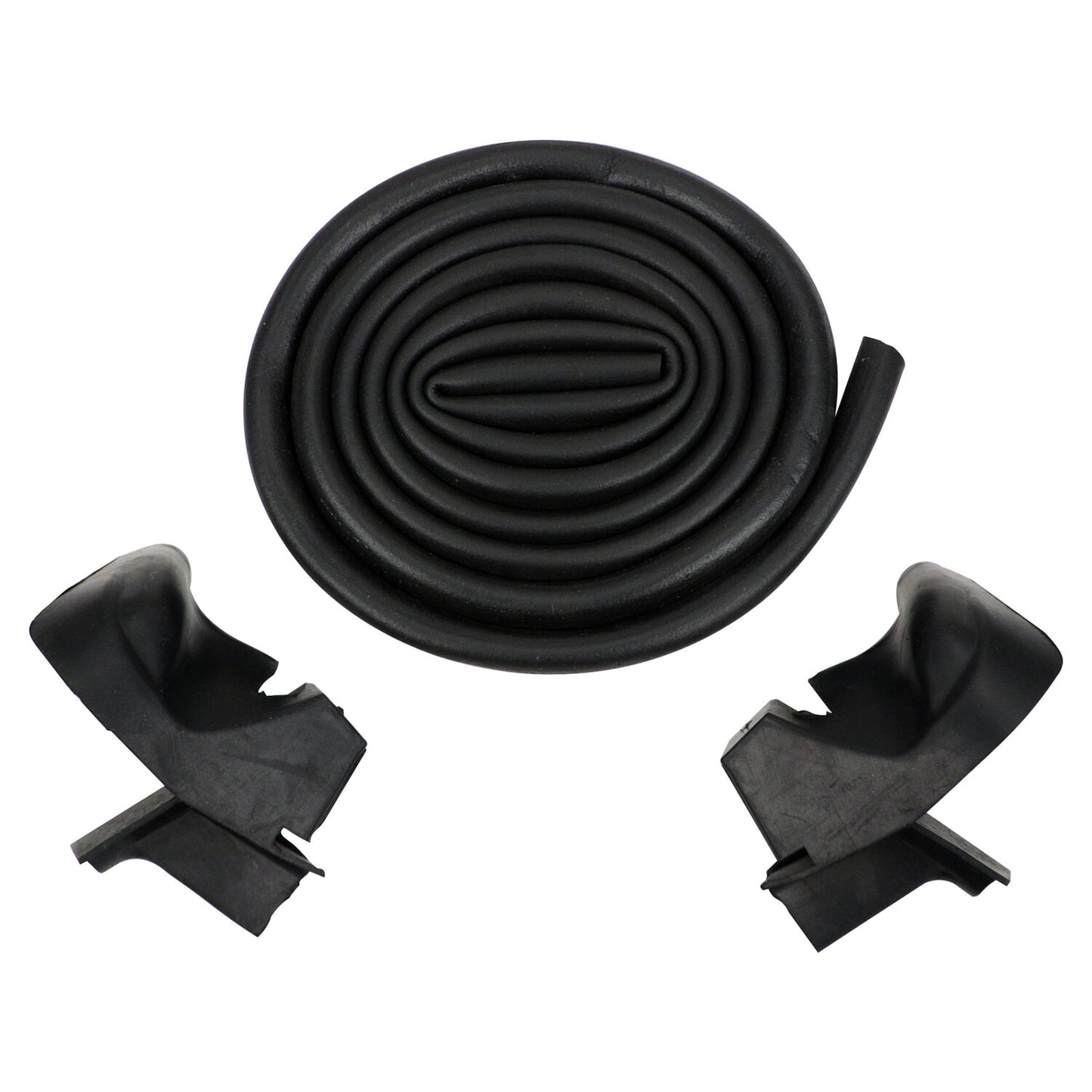 Windshield Frame to Hard Top Weatherstrip Kit for 76-95 Jeep CJs, YJ w/ Hardtop Crown Automotive