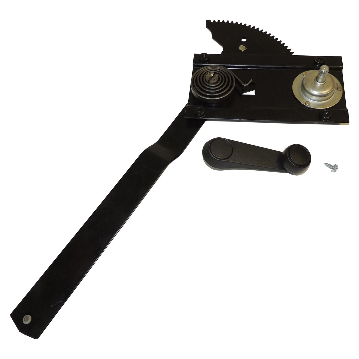 Left Window Regulator Kit for 76-86 CJ-7, CJ-8, YJ Wrangler w/ Full Steel Doors Crown Automotive
