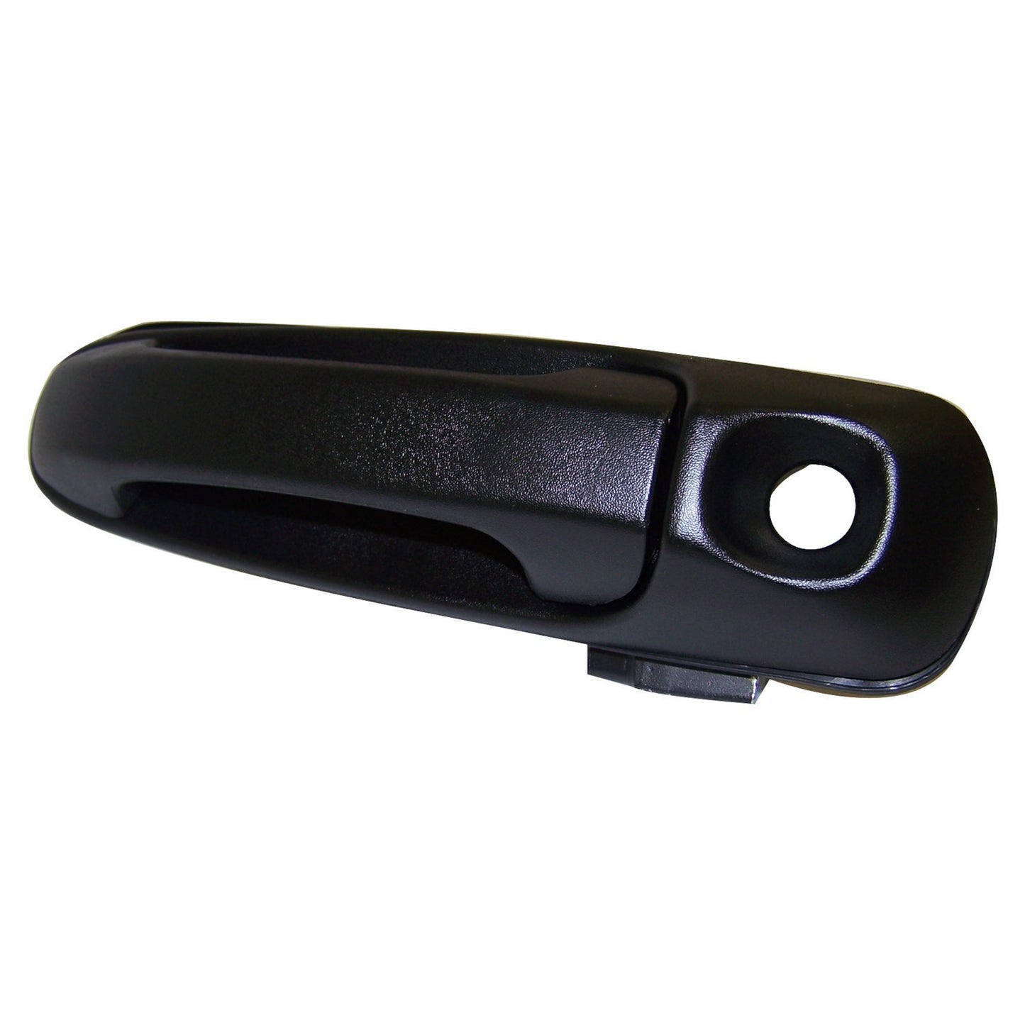 Right Front Door Handle w/ Key Hole for 02-07 Jeep KJ Liberty, Black Textured Crown Automotive