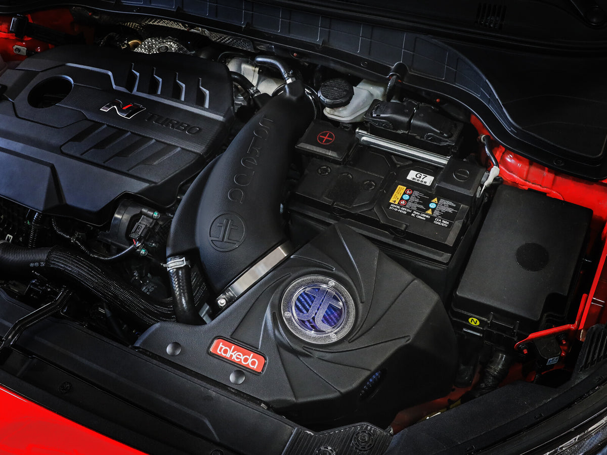 Takeda Momentum Cold Air Intake System w/ Pro 5R Filter Hyundai Kona N 22-23 L4-2.0L (t) aFe Power-6