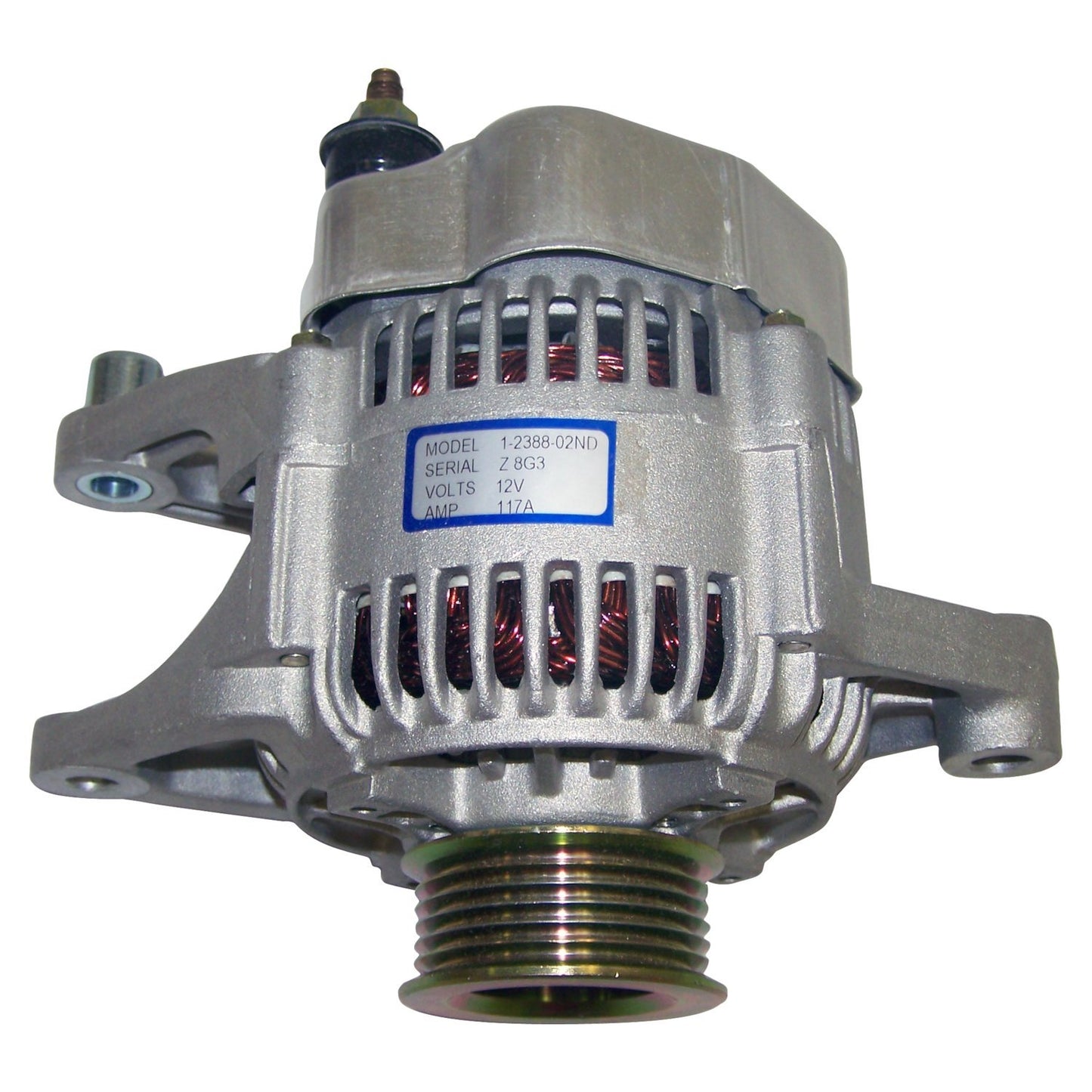 Alternator for Select 1999-00 Jeep TJ Wrangler and XJ Cherokee, 117 Amp Crown Automotive