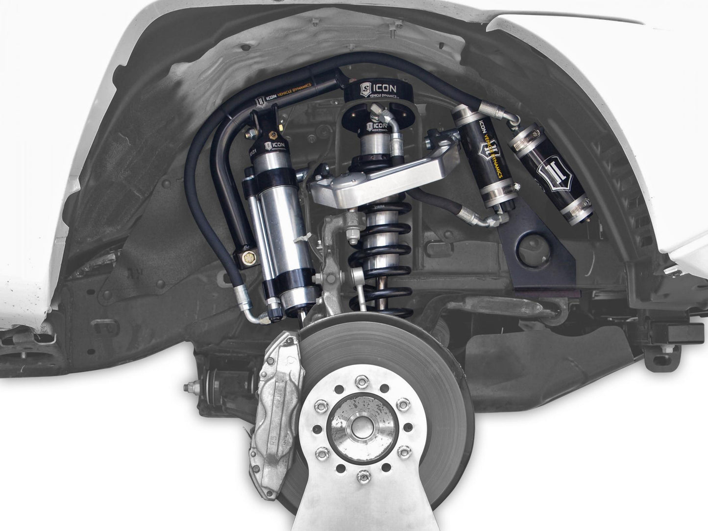 2007-2014 Toyota FJ Cruiser/2003-2024 Toyota 4Rrunner/2005-2023 Toyota Tacoma S2 Shock Hoop Kit ICON Vehicle Dynamics-1