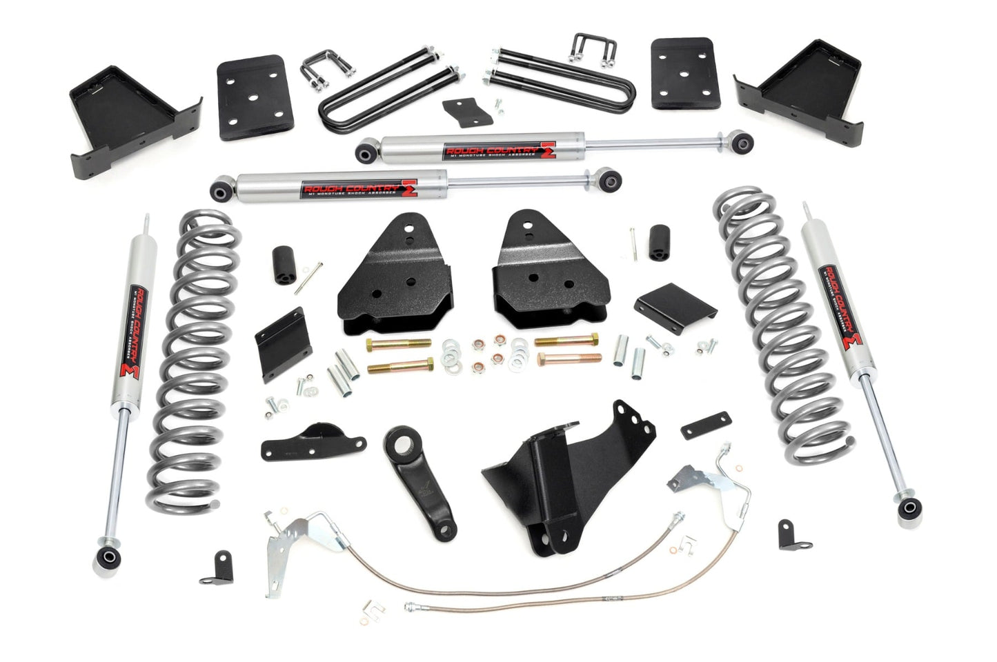 6 Inch Lift Kit Gas OVLD M1 Ford F-250 Super Duty 4WD (2011-2014) Rough Country