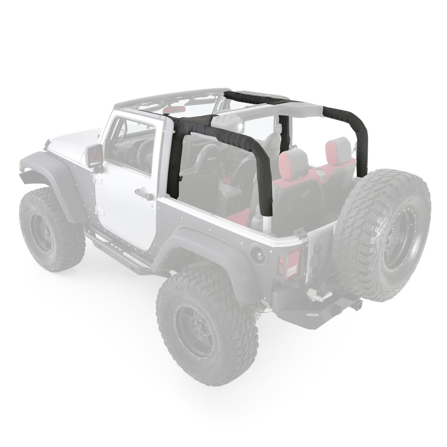 Replacement Molle Sport Bar Cover Kit 2007-2018 Jeep Wrangler JK 2 Door Smittybilt