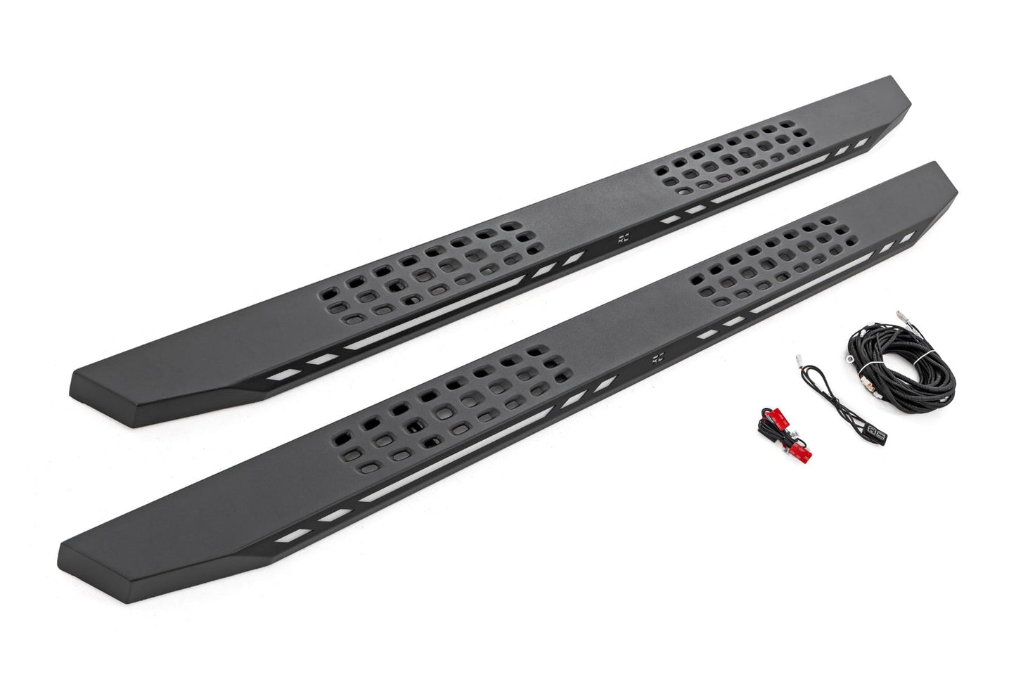 AC2 Running Boards Amber/White Crew Cab Ram 1500/2500/3500 2WD/4WD (2010-2025 & Classic) Rough Country-5