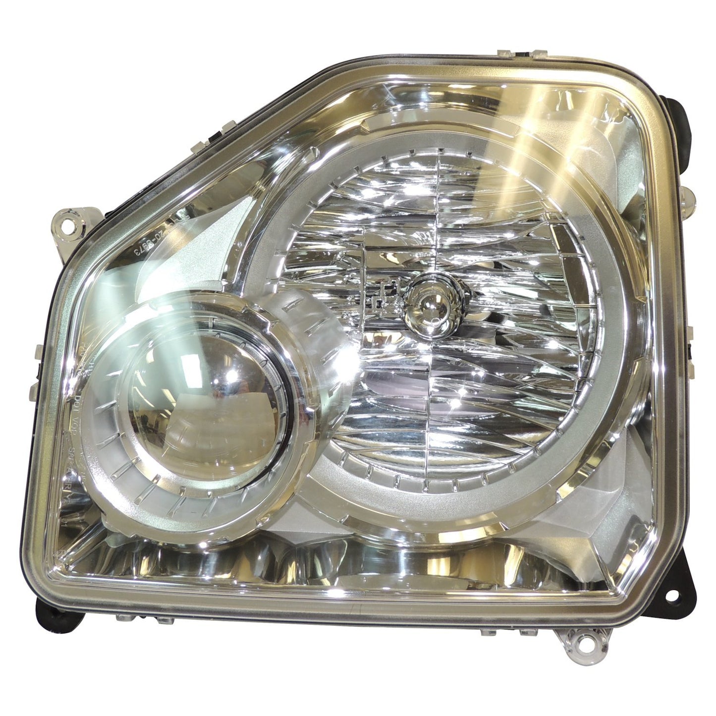 Right Headlight Assembly for Jeep KK Liberty w/o Fog Lamps. Includes Bulbs. Crown Automotive