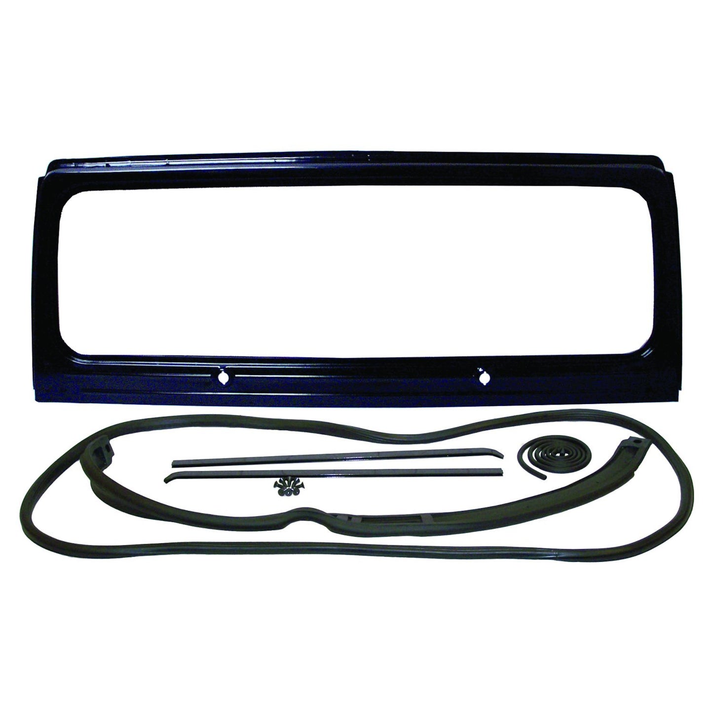 Black Windshield Frame Kit for 1976-1986 Jeep CJ-5, CJ-7, CJ-8 Models Crown Automotive