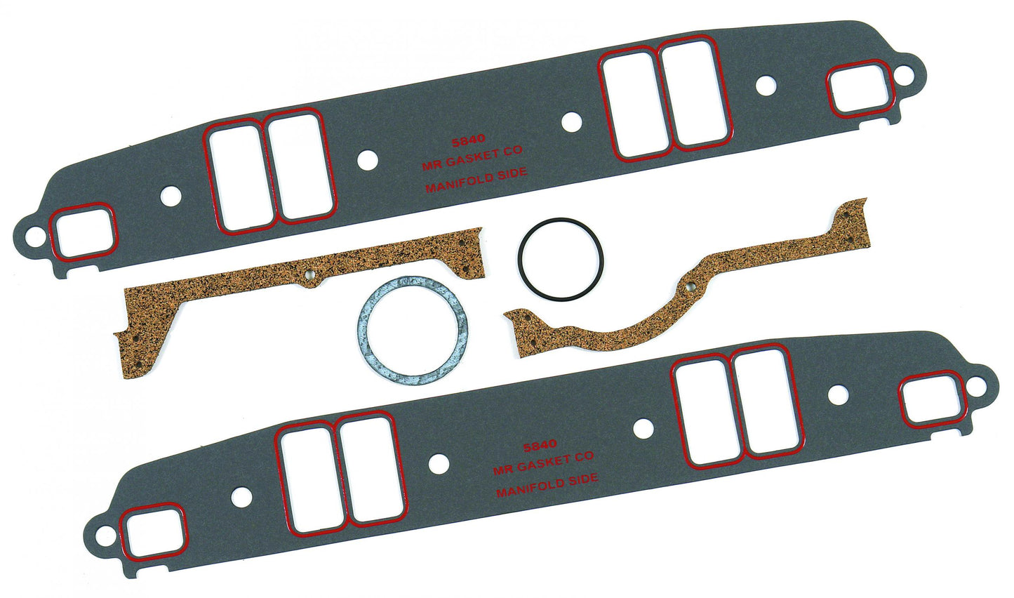 Ultra-Seal Intake Manifold Gaskets Fits 1967-1992 Chrysler 318/340/360 LA Small Block Mr Gasket