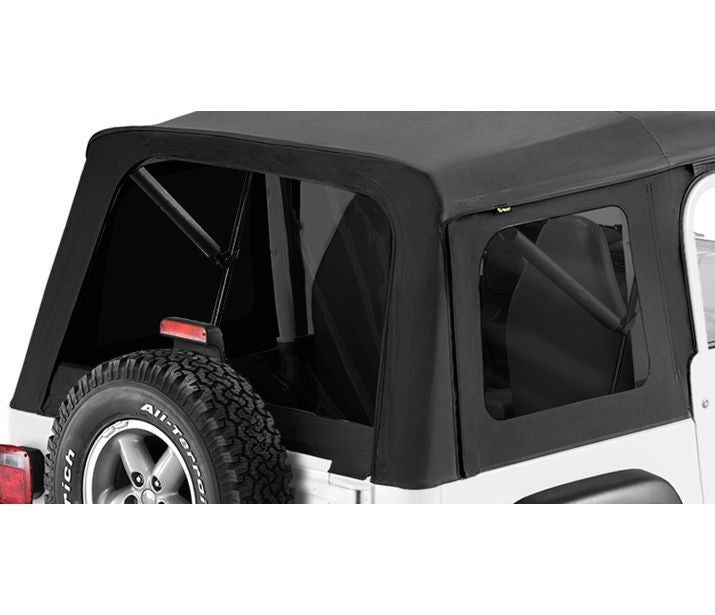 Bestop Window Replacement Set For Jeep 1997-2006 Wrangler TJ Fits Supertop Classic 51709, 51710, 51713, 54709, 54710, 54700, 54703, 54713 Bestop