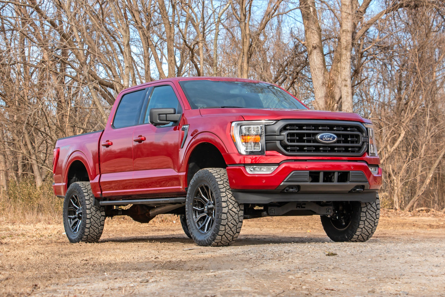 6 Inch Lift Kit N3 Struts 2021 Ford F-150 4WD Rough Country-4