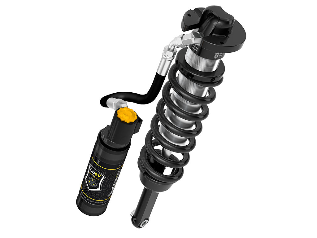 2005-2023 Toyota Tacoma 2.5 Vs Extended Travel Remote Reservoir W/ CDEV Coilover Kit 700 Lbs/In Coils ICON Vehicle Dynamics-7