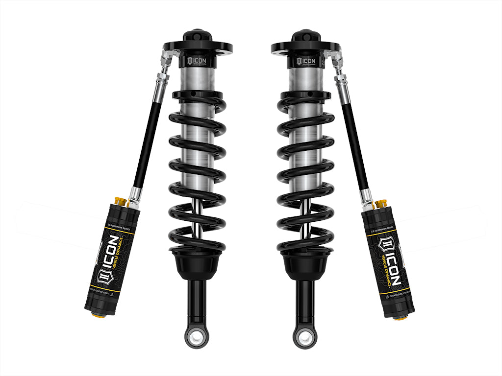 2025 Toyota 4Runner 4WD 1.25-3 Inch Lift Front 2.5 Series Coilover Kit Remote Reservoir W/ CDCV ICON Vehicle Dynamics