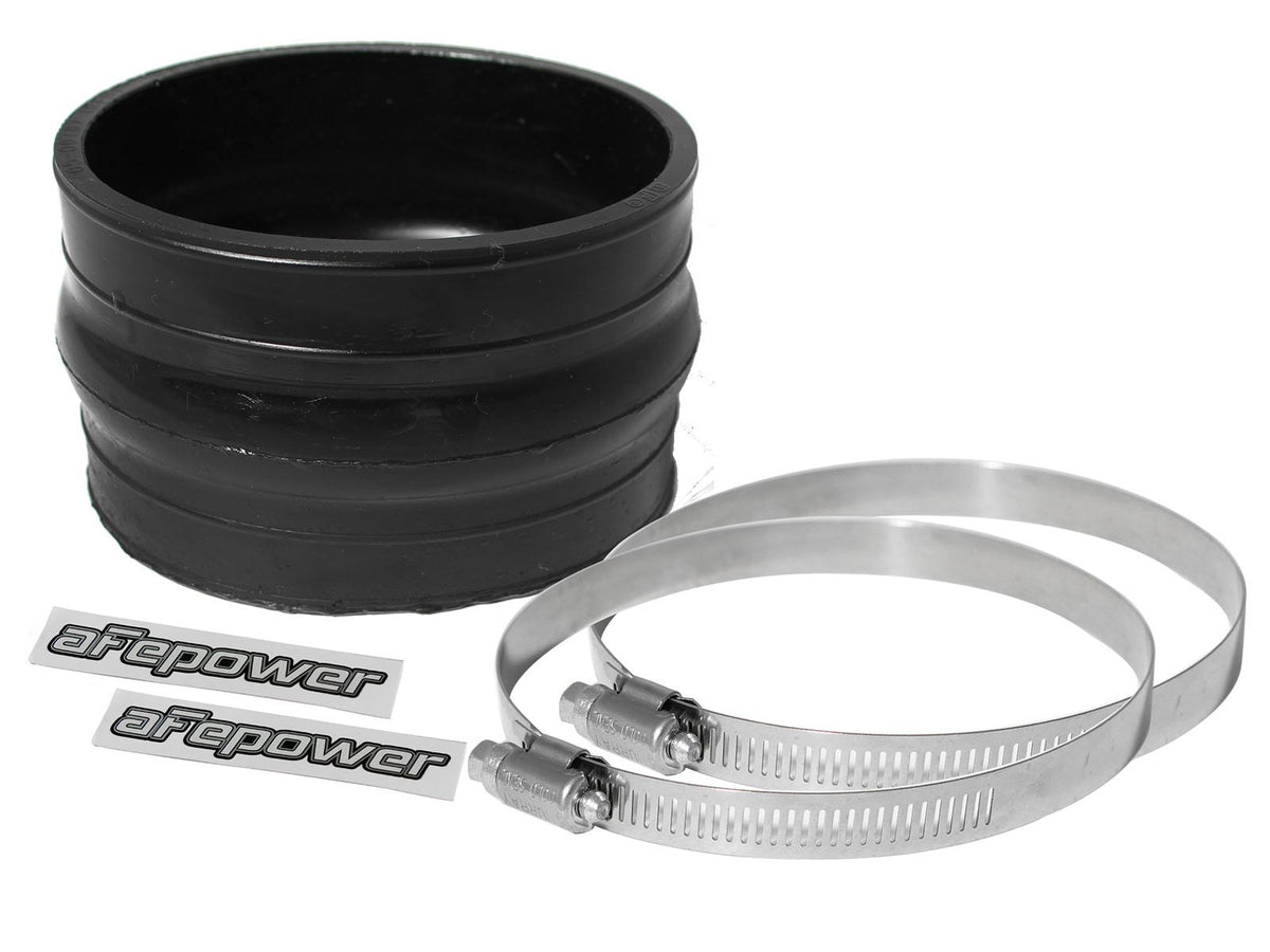 Magnum Force Cold Air Intake System Spare Parts Kit (4-1/8 Inch ID x 3 Inch L) Straight Coupler w/ Hump - Black aFe Power