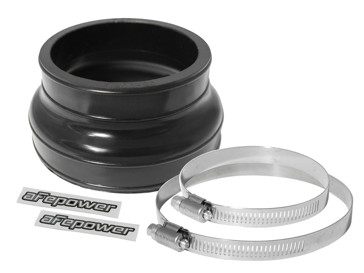 Magnum Force Cold Air Intake System Spare Parts Kit (4-1/4 Inch ID to 3-1/2 Inch ID x 2-1/2 Inch L) Straight Reducing Coupler - Black aFe Power