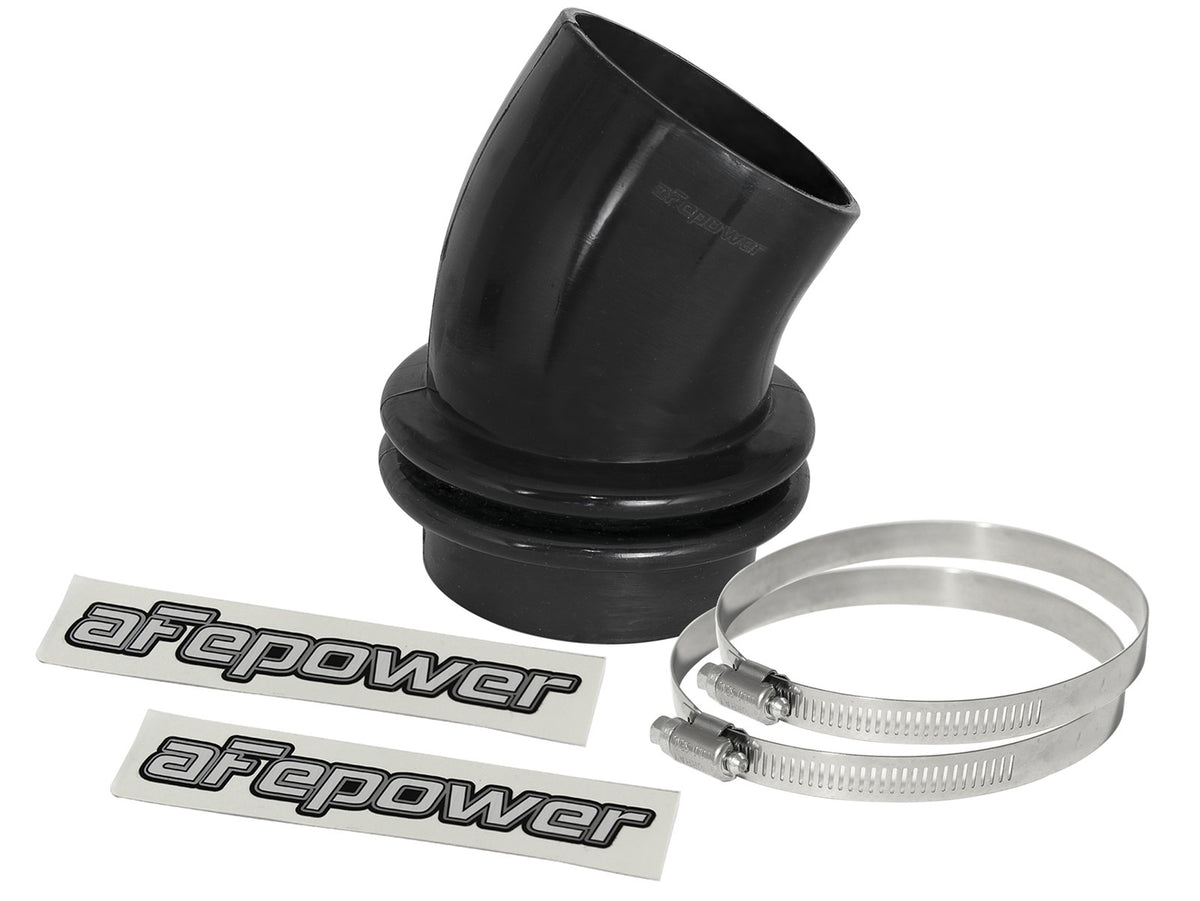 Magnum Force Cold Air Intake System Spare Parts Kit (3-1/2 Inch ID x 3 Inch L x 30-Deg.) Straight Bellow-Coupler - Black aFe Power