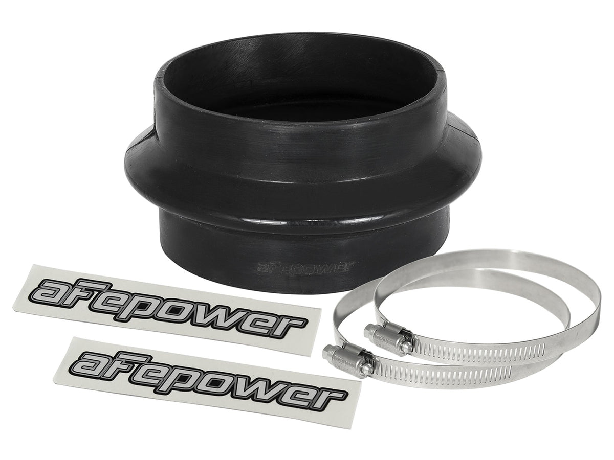 Magnum Force Cold Air Intake System Spare Parts Kit (4 Inch ID x 2-1/2 Inch L) Straight Bellow-Coupler - Black aFe Power