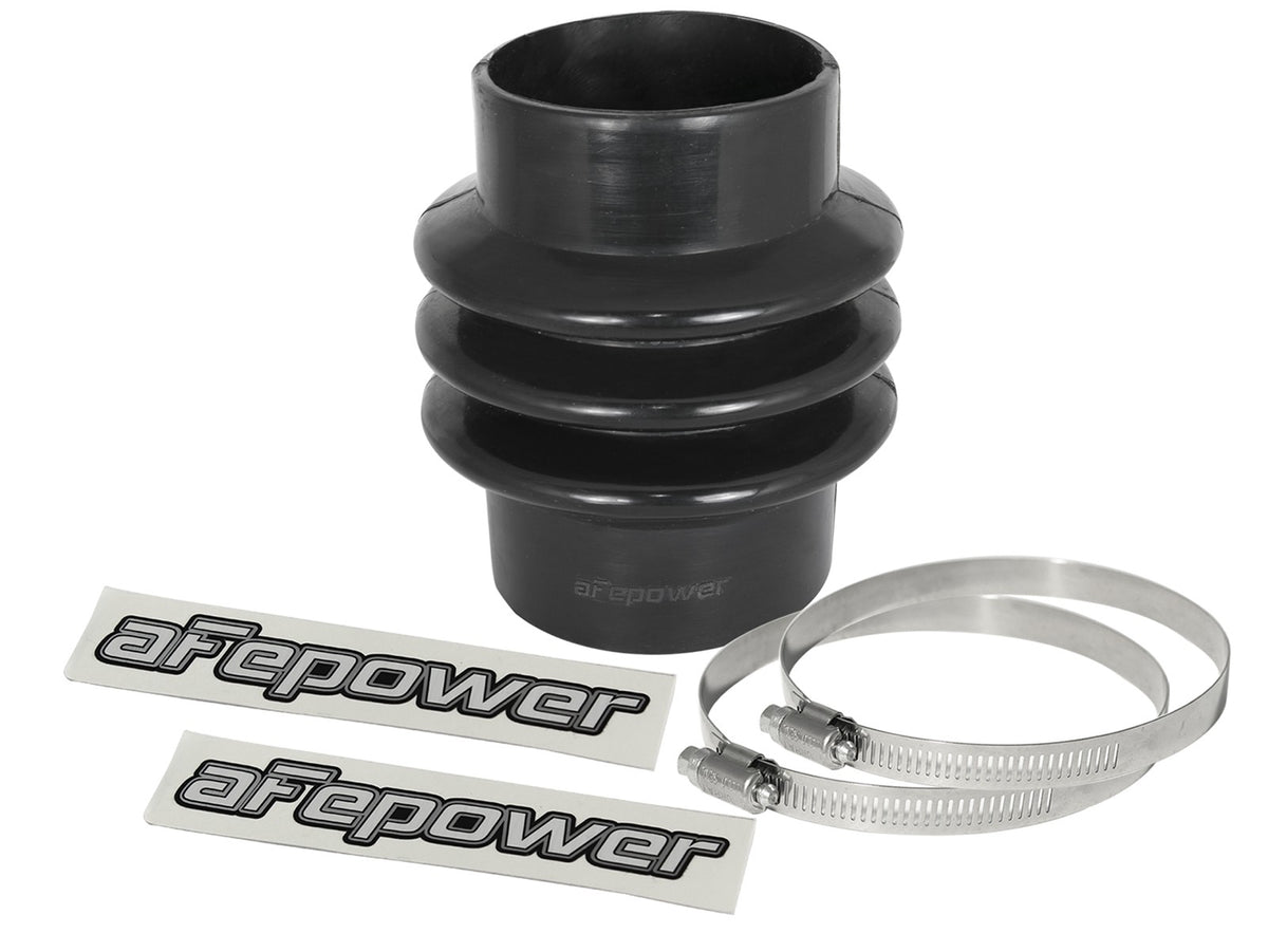 Magnum Force Cold Air Intake System Spare Parts Kit (3 Inch ID to 3-1/8 Inch ID x 4-3/4 Inch L) Straight Reducing Coupler - Black aFe Power