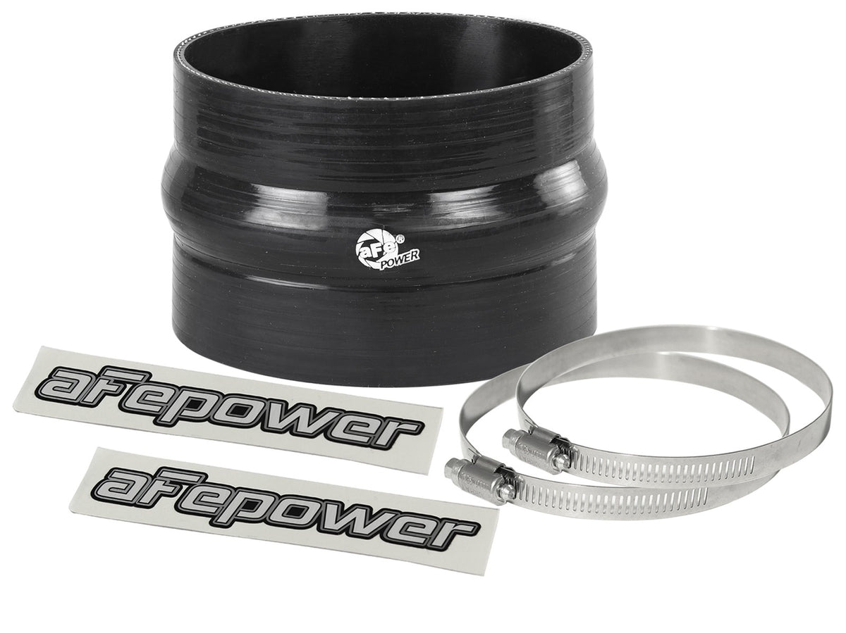 Magnum Force Cold Air Intake System Spare Parts Kit (4-1/8 Inch ID x 3 Inch L) Straight Coupler - Black aFe Power