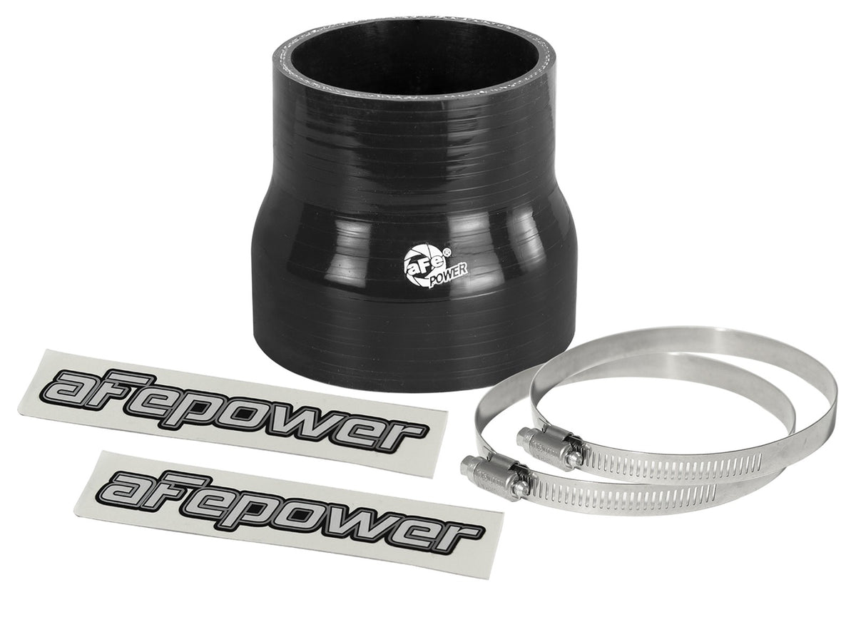 Magnum Force Cold Air Intake System Spare Parts Kit (2-7/8 Inch ID to 2-3/8 Inch ID x 2-3/8 Inch L) Straight Reducing Coupler - Black aFe Power