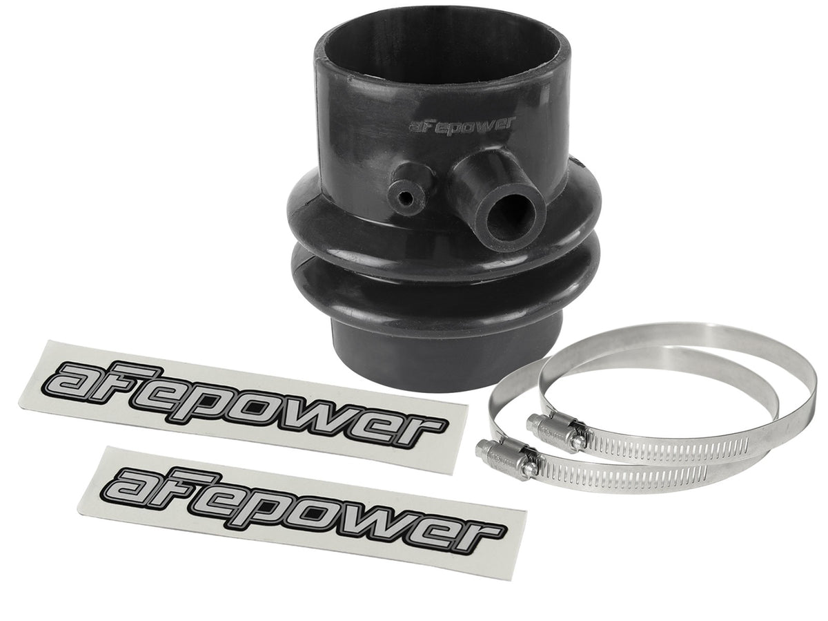 Magnum Force Cold Air Intake System Spare Parts Kit (3-1/4 Inch ID x 4-1/2 Inch L) Straight Bellow-Coupler - Black aFe Power