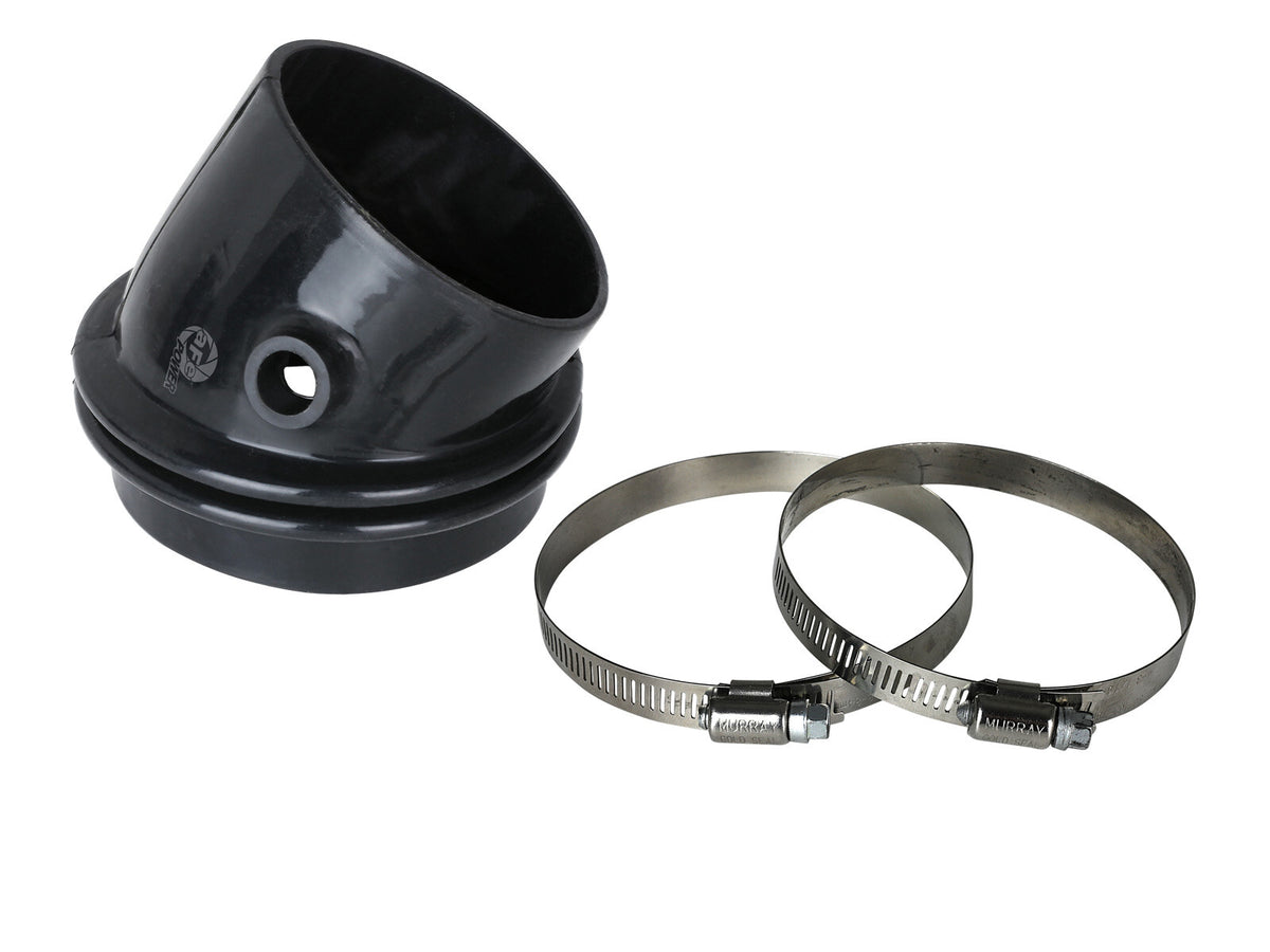 Magnum Force Cold Air Intake System Spare Parts Kit (4-3/8 Inch ID to 3-7/8 Inch x 30 Deg.) Elbow Reducing Coupler - Black aFe Power