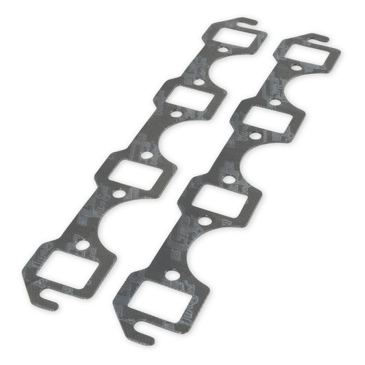 Ultra-Seal Header Gaskets Fits 1964-1995 Ford 289-351W Small Block 1.12 Inch x 1.48 Inch Ports Mr Gasket-1