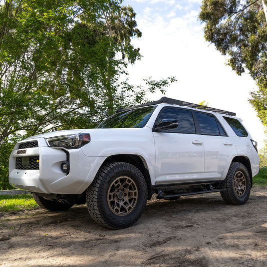 Ceros Low Profile Roof Rack Textured Black 2010-2024 Toyota 4Runner Go Rhino-1