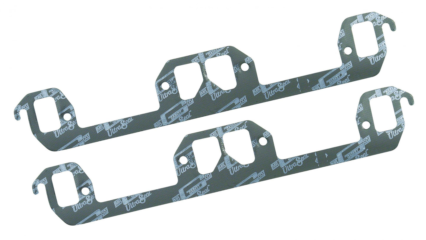 Ultra-Seal Header Gaskets Fits 1966-1992 Chrysler 273-360 LA Small Block Rectangular Ports, 1.00 Inch x 1.64 Inch Mr Gasket