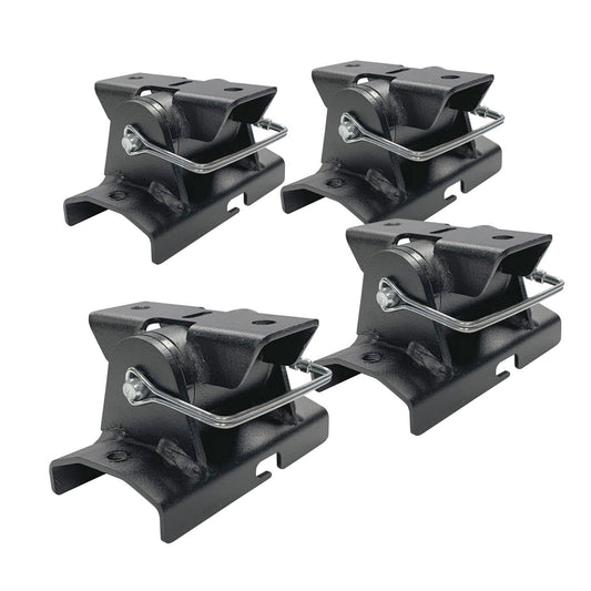 XRS/SRM Quick Release Tent Bracket Kit Textured Black Go Rhino-1