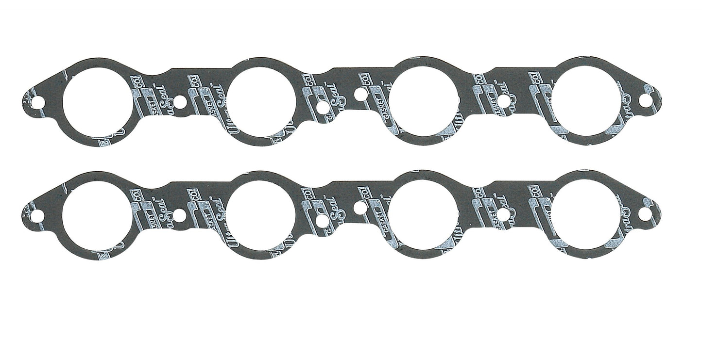 Ultra-Seal Header Gaskets Fits 2005-2017 GM 6.0L/6.2L/7.0L Small Block Gen III/IV (LS Based). Round Ports, 1.92 Inch Mr Gasket