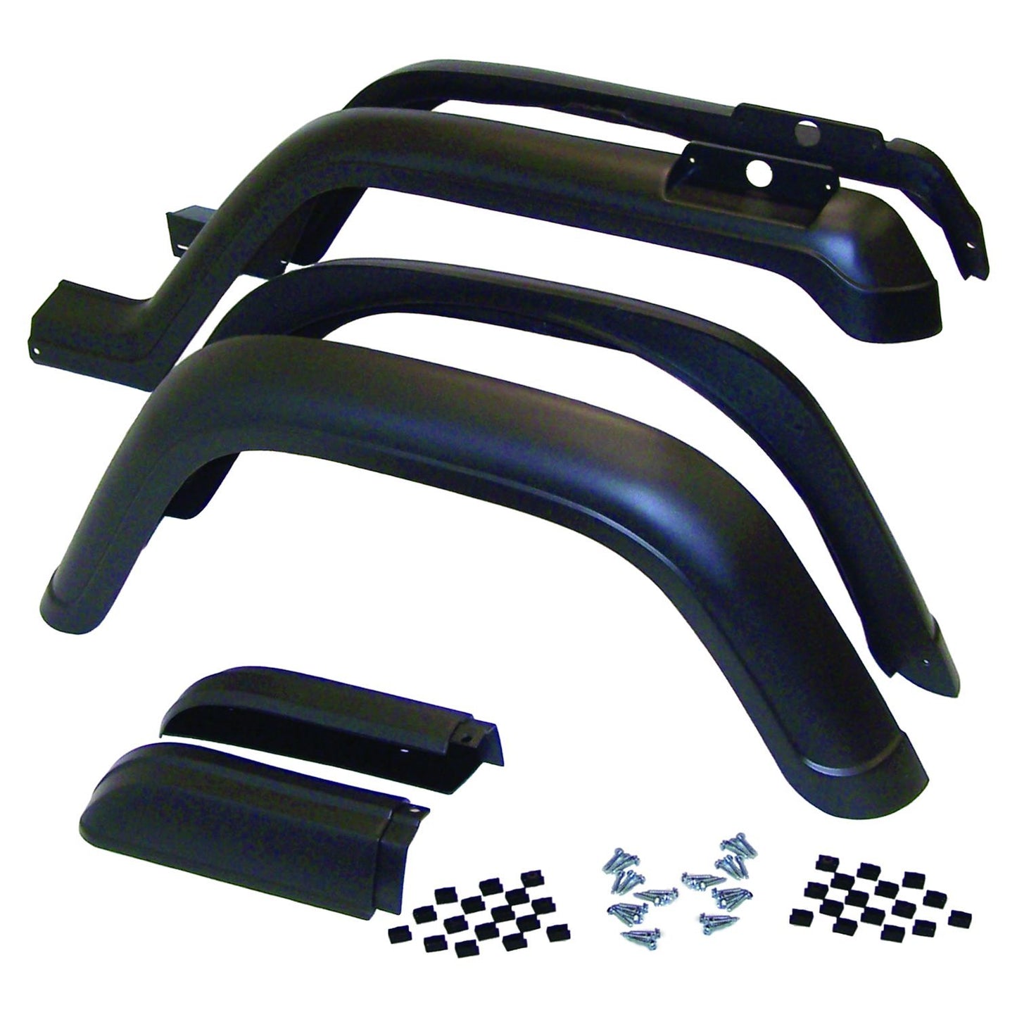 6-Piece Fender Flare Kit for 87-95 Jeep YJ Wrangler (Except Renegade) Crown Automotive