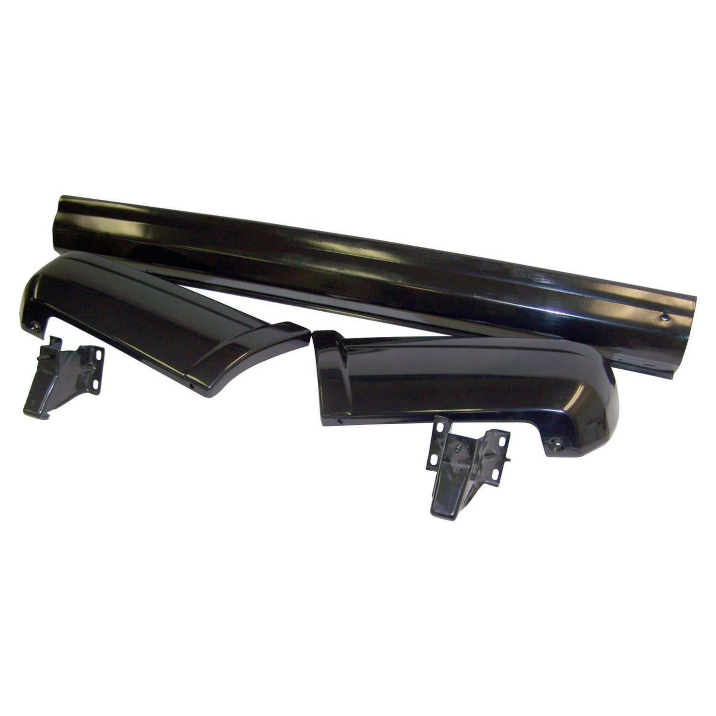 Black Rear Bumper Kit for 1997-2001 Jeep XJ Cherokee Crown Automotive